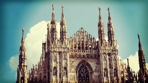 Milano's Duomo - just over an hour from Bologna