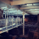 Roman Ruins in Bologna's Sala Borsa