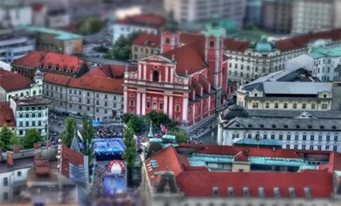 Ljubljana time lapse video