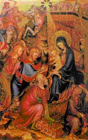 Unknown French Master, The Adoration of the Magi, c.1380-1390, Florence: Museo Nazionale del Bargello.