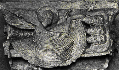 Gislebertus of Autun, Dream of the Magi, 1120-30, Autun: Musée Rolin.