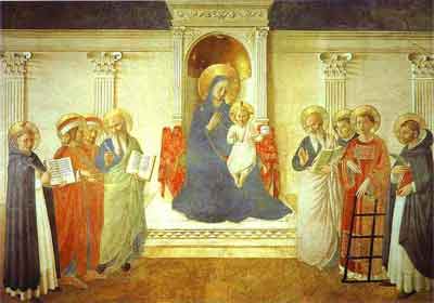 Fig. 5 Fra Angelico's Madonna and the Saints